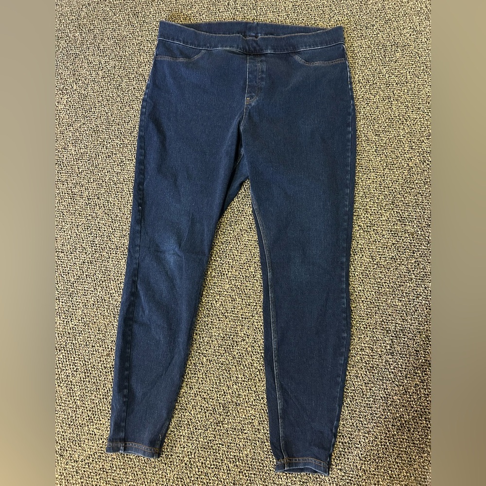 HUE Women's Blue Jeggings